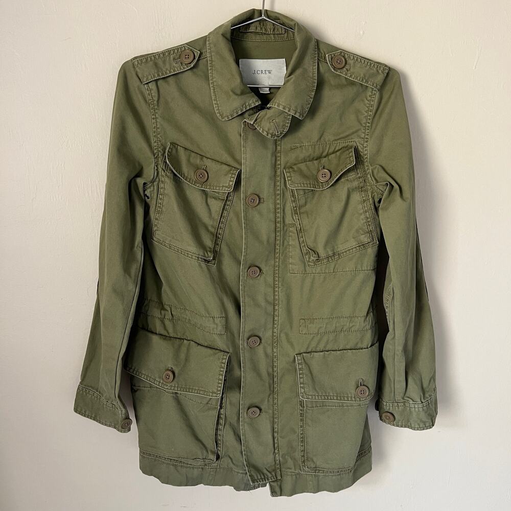 J. Crew Women’s Army Green Utility Jacket Size XXS